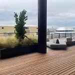 Sunrise Above Sky With Rooftop Pool