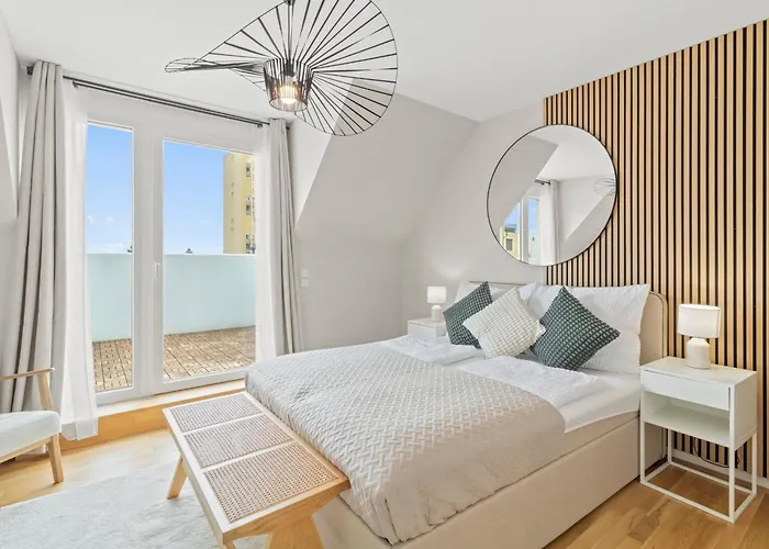 Stylish Apartments - 3 Min To U1 Kagraner Platz