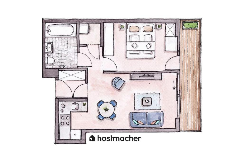 Hm • Modern 1br Vista At Danube