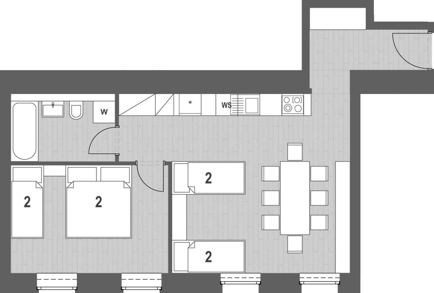 Betariel'com Donau Zentrum Apartment