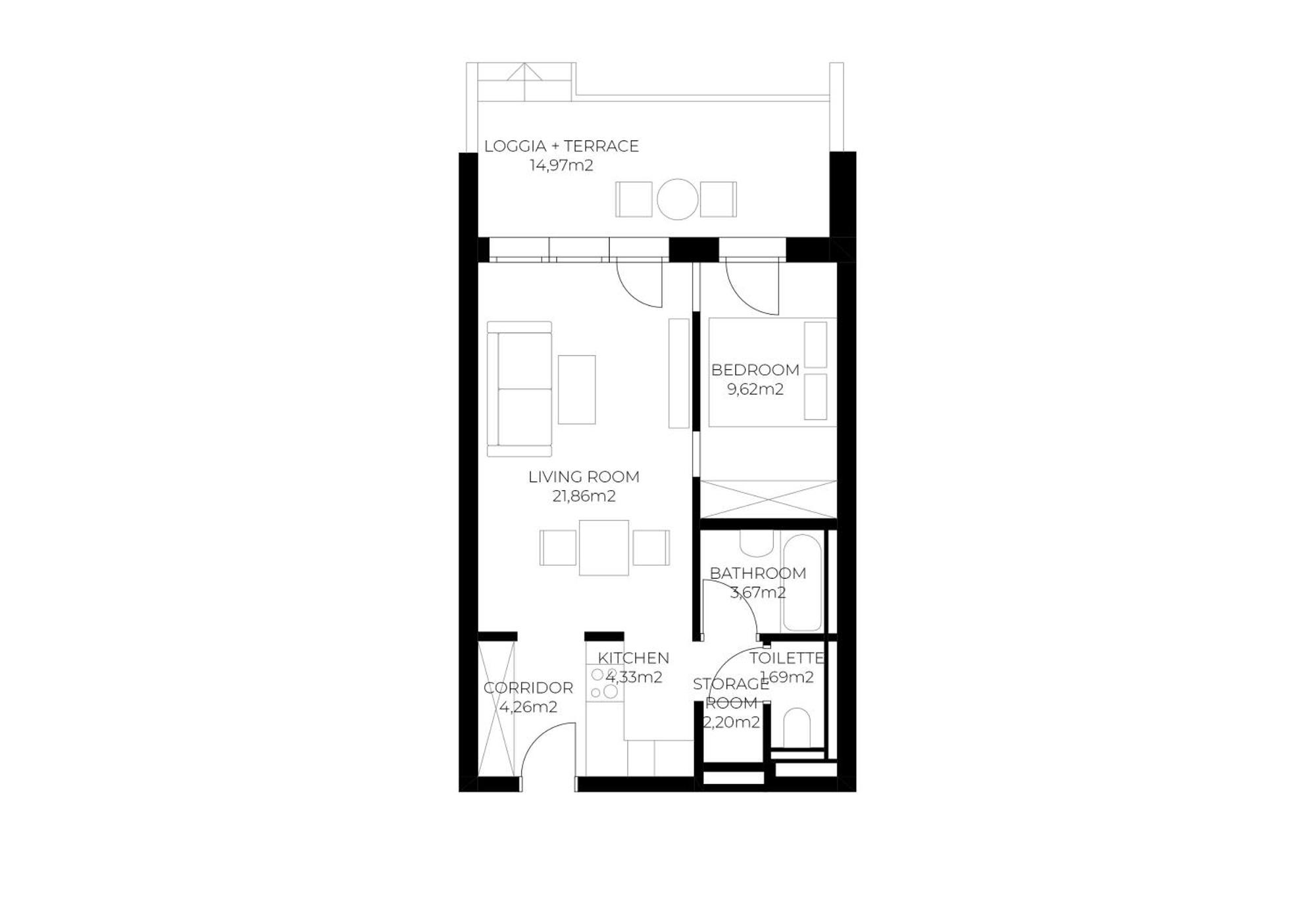 Balcony I 50 M² I Near Center Apartment Vienna