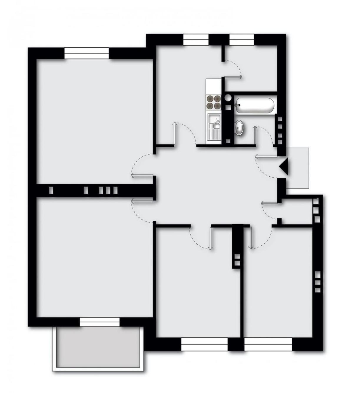 Wolfs Balkonruhe 8p 3br Zentral Apartment Vienna