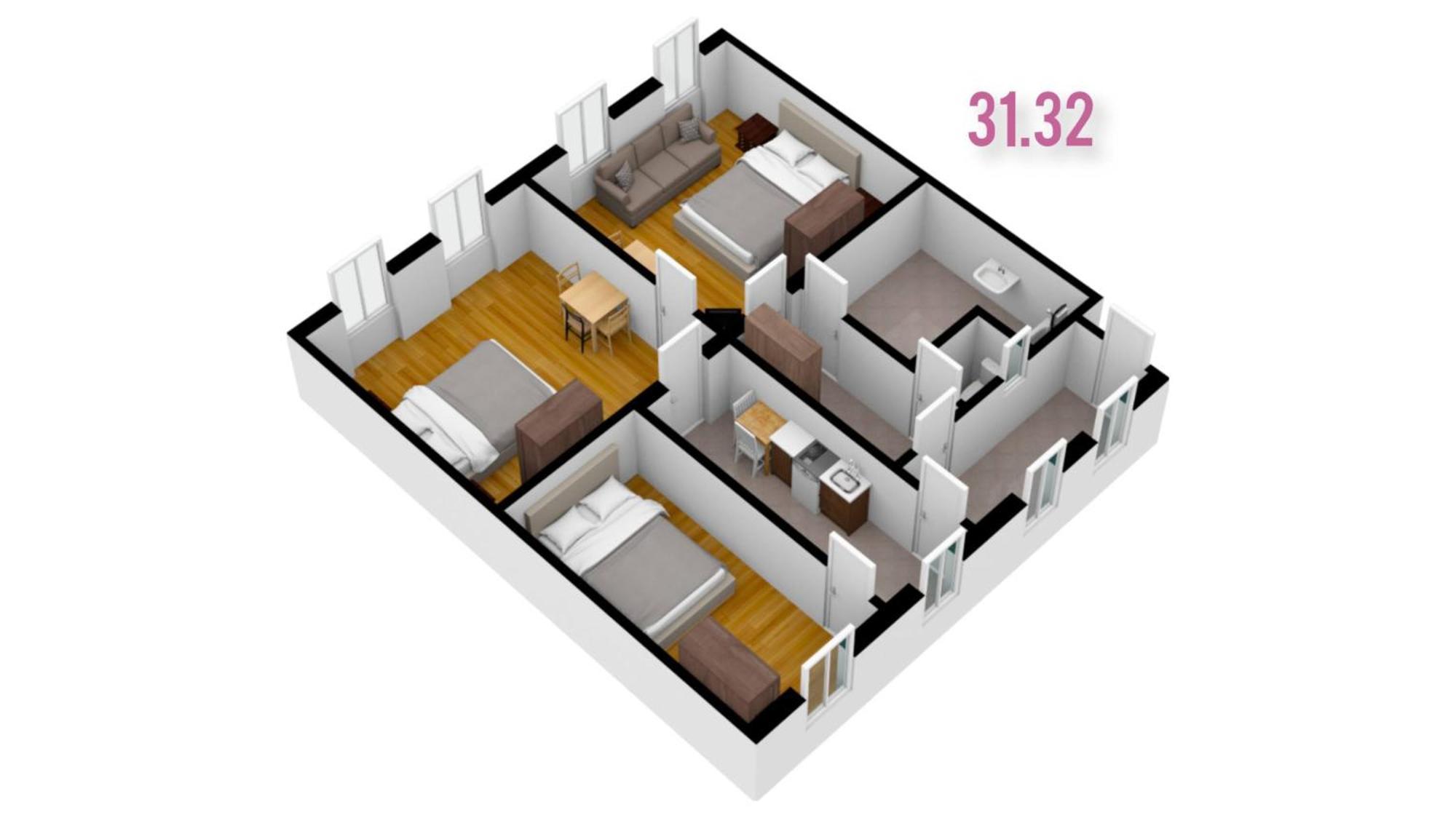 Apartment Davidov Danube Vienna