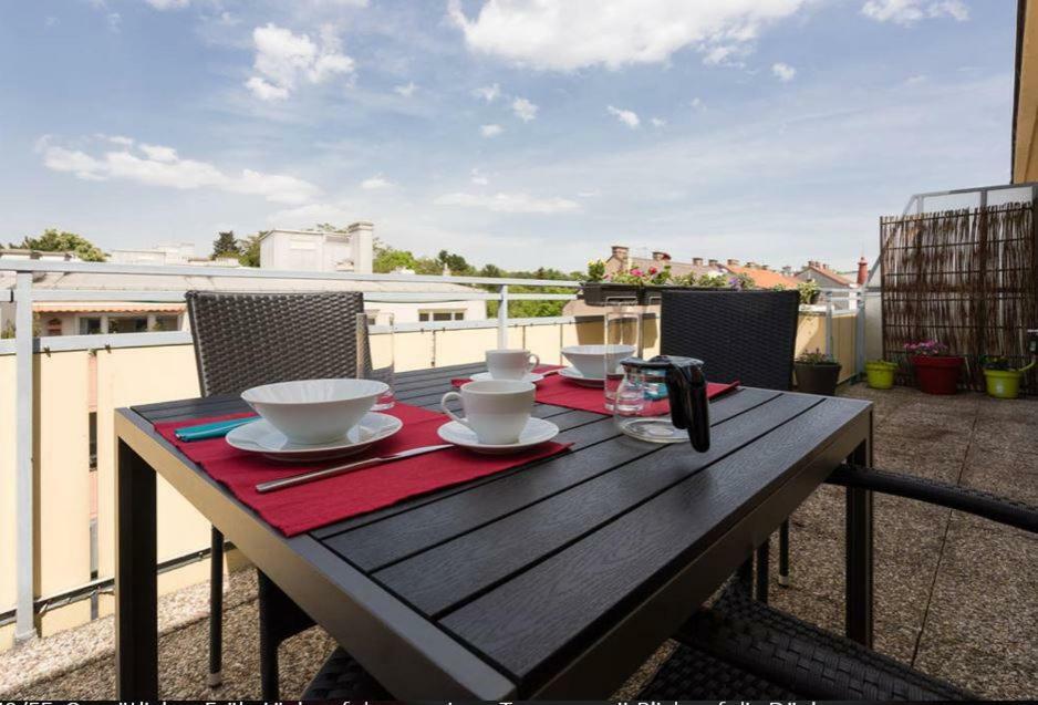 Visit Roof Terrace Morning Sun Vienna