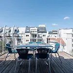 Vienna Roof Top Apartment With Terrace, Parking And Ac