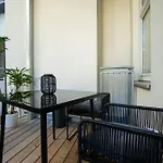 Contemporary Apartment With A Balcony.