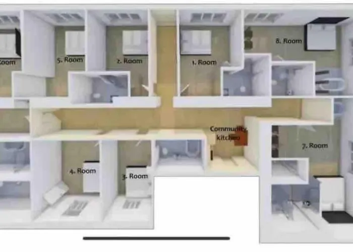 Xuba Apartmentrooms I Wien Messe Prater I Kuechenzeile
