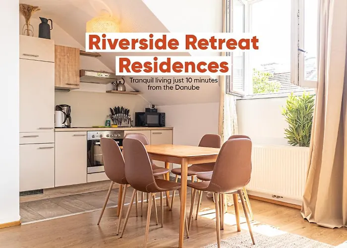 Charming 1Br And 1Lr Apt Modern Design Donaustadt