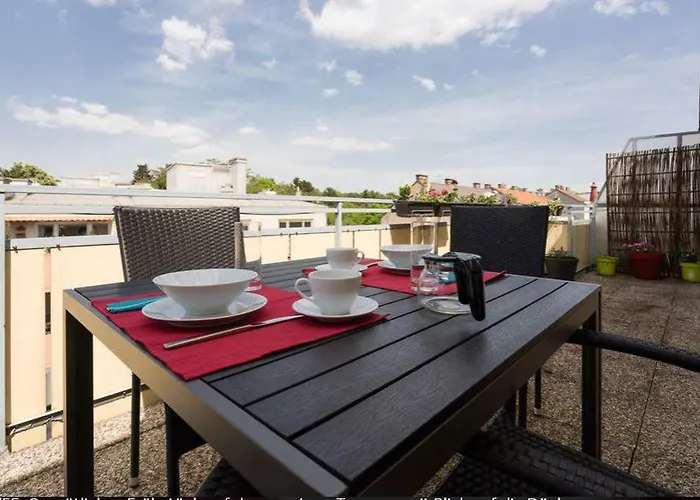 Apartment Visit Vienna Roof Terrace Morning Sun