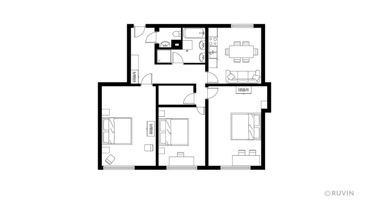 King Bed Home, 3 Bed Ideal For Big Groups * Vienna
