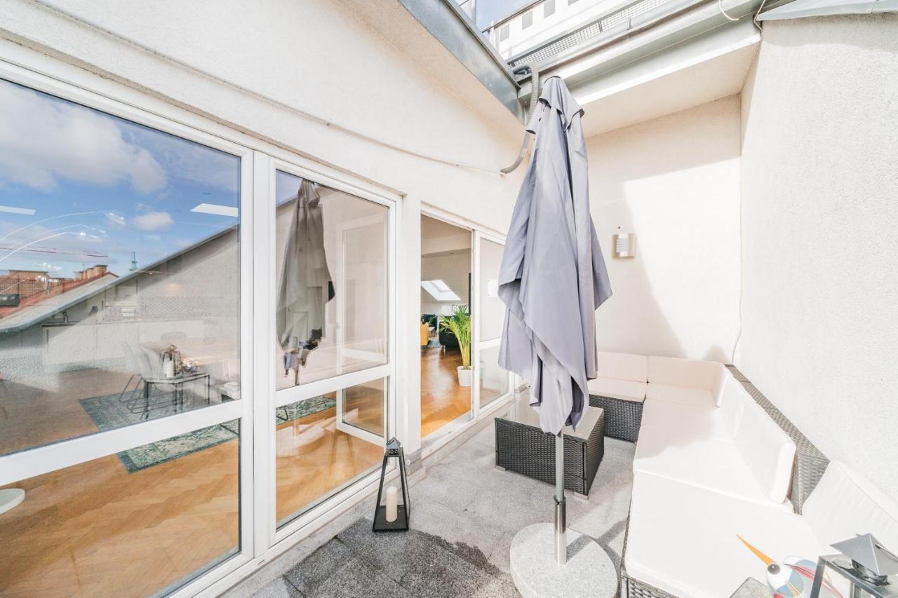 Penthouse - Sauna - Terrasse - Kamin - Ac