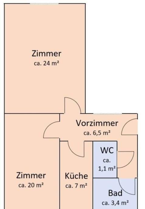 Modern And Light 2-room Apartamento Viena