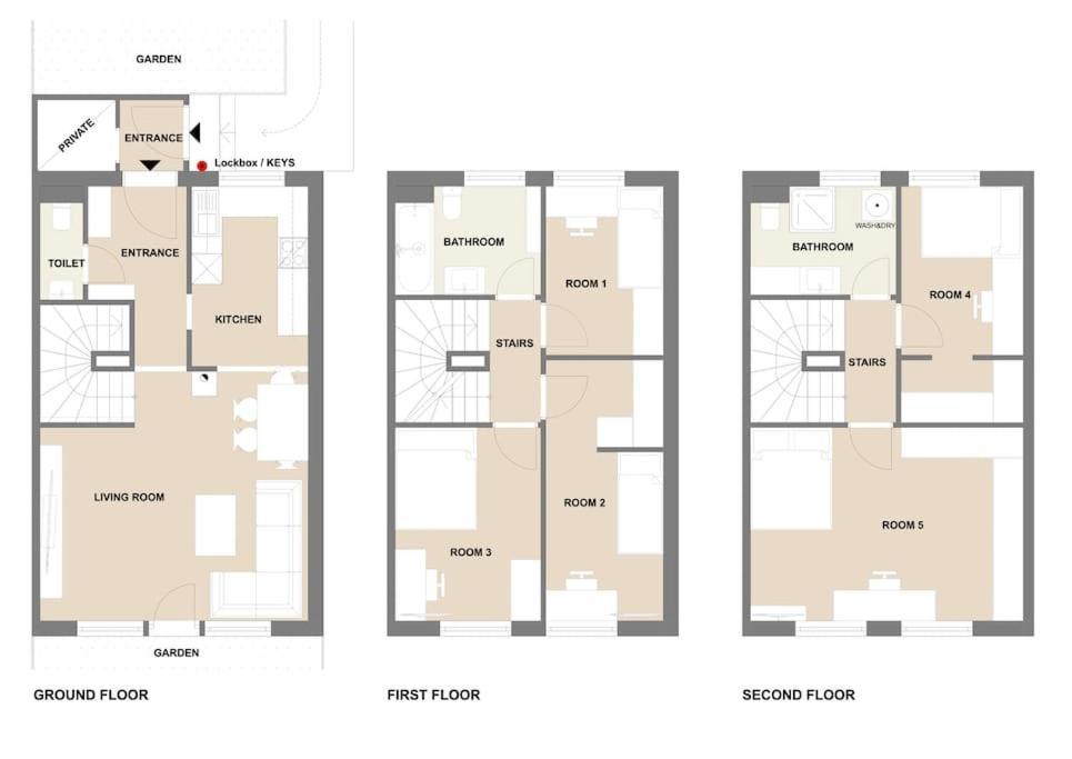 Town House Near Metro & Center Privatunterkunft