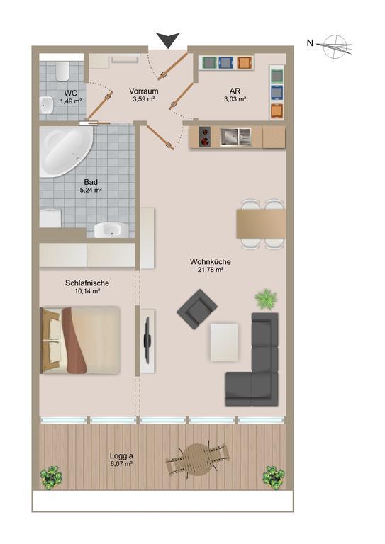 Apartamento Balcony Dream Mariahilf Top 29 *