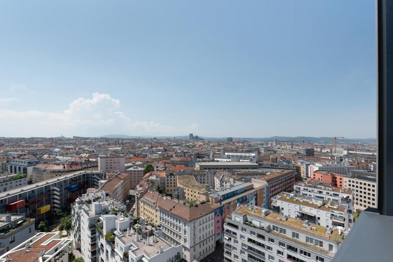 Luxus Ueber Den Wolken, 18. Stock Mit Klimaanlage Und Garage Apartment Vienna