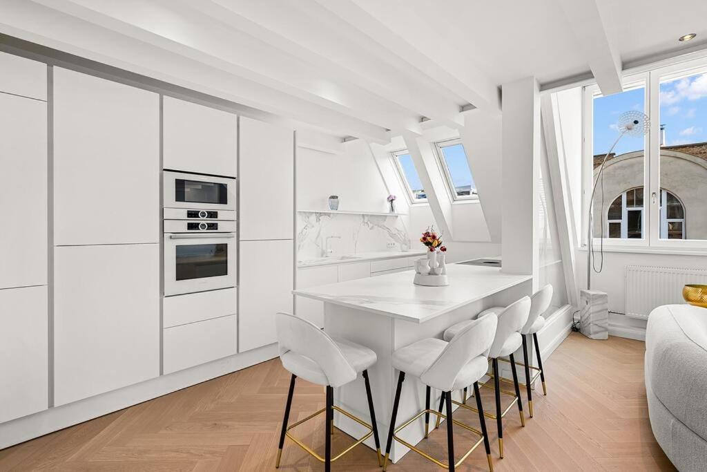 Designer Penthouse With Balcony Vienna