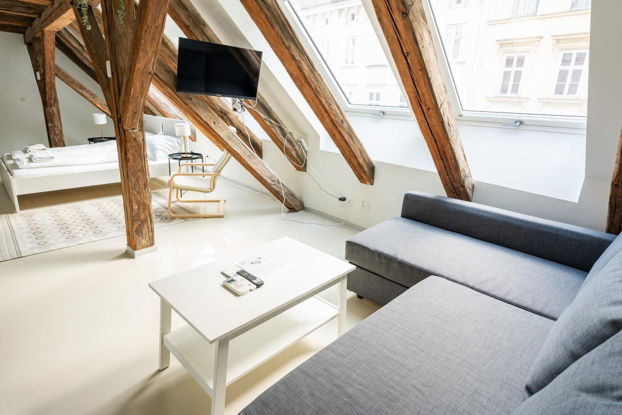 Living - Berggasse Apartment Vienna