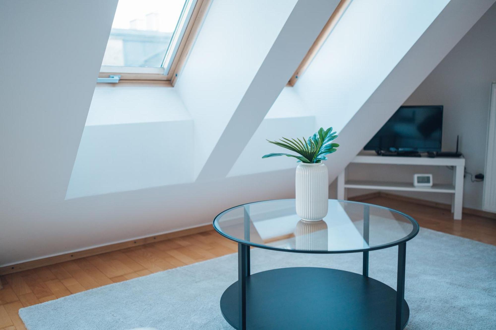 Stylish With Balcony And Rooftop Views Vienna