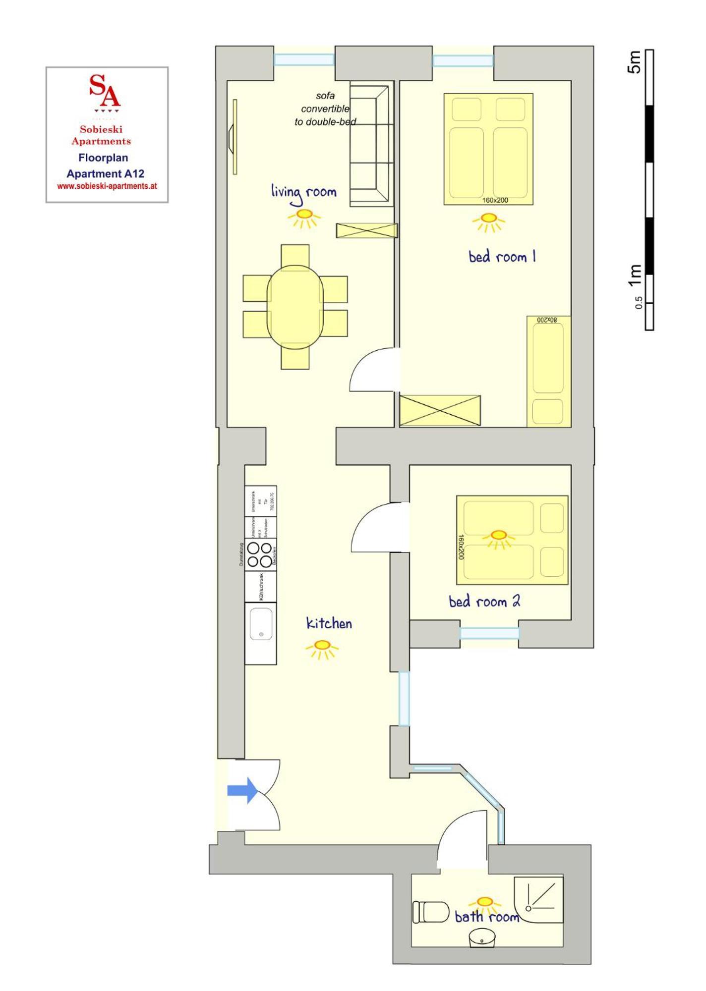 Sobieski Inner Ring Apartment *
