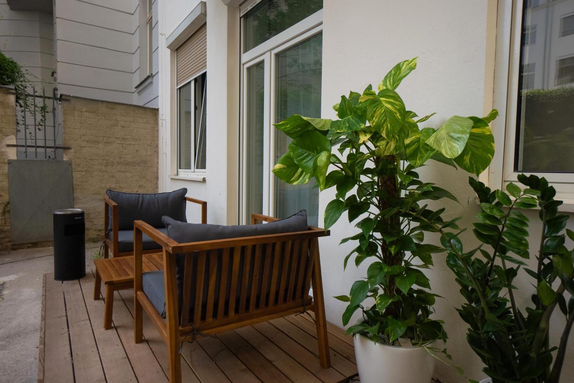 Bright Stylish With A Balcony In A Location *