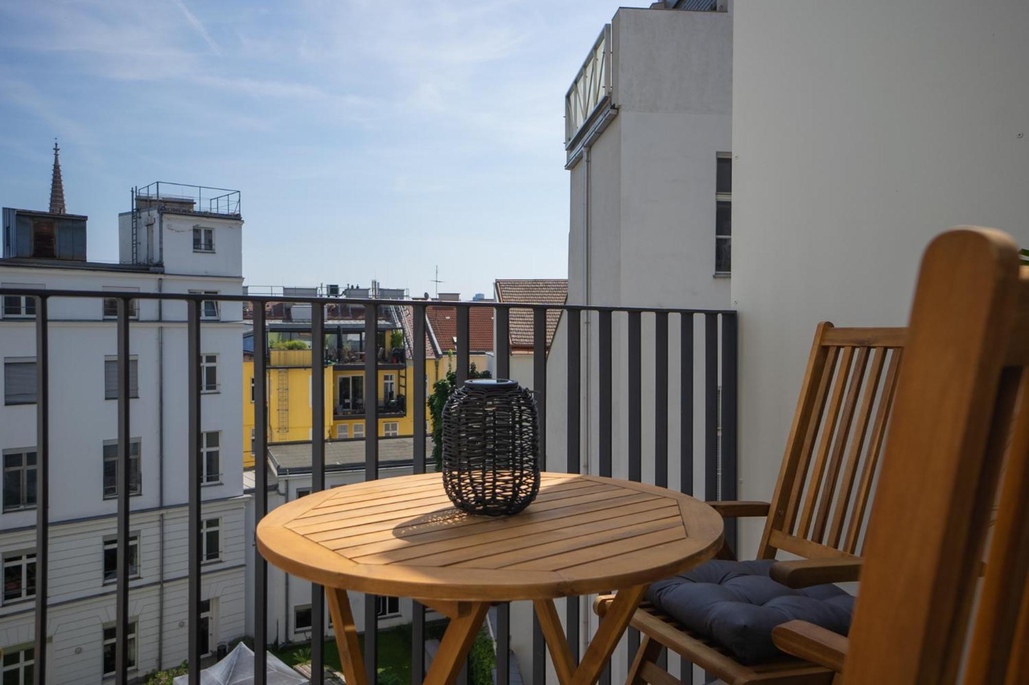 Bright Stylish With A Balcony In A Location