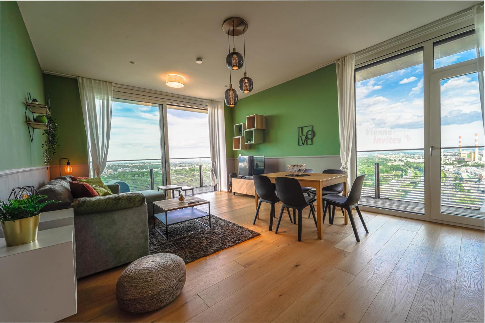 Triiiple 7heaven - Amazing View On Floor With Rooftop Pool * Vienna