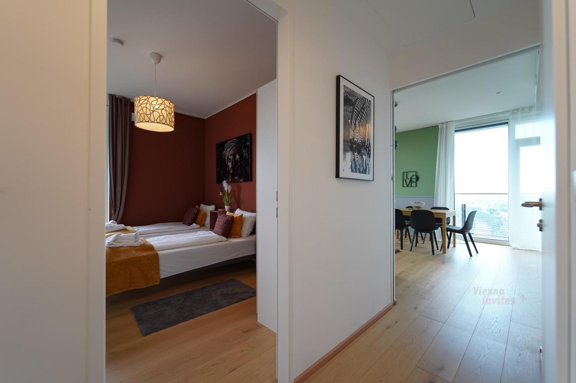 Apartment Triiiple 7heaven - Amazing View On Floor With Rooftop Pool Vienna