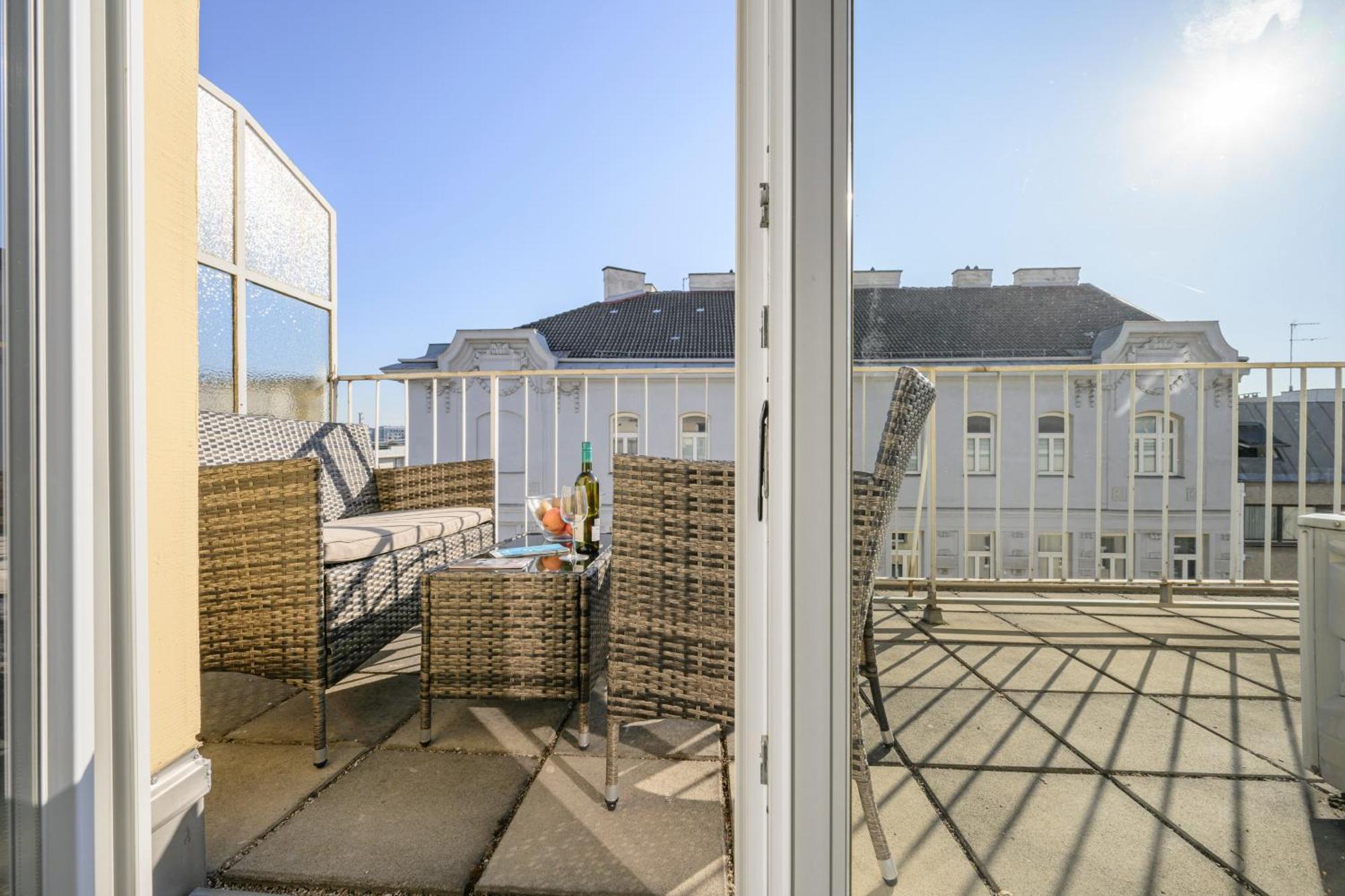 Rooftop Balcony Dream Margareten *