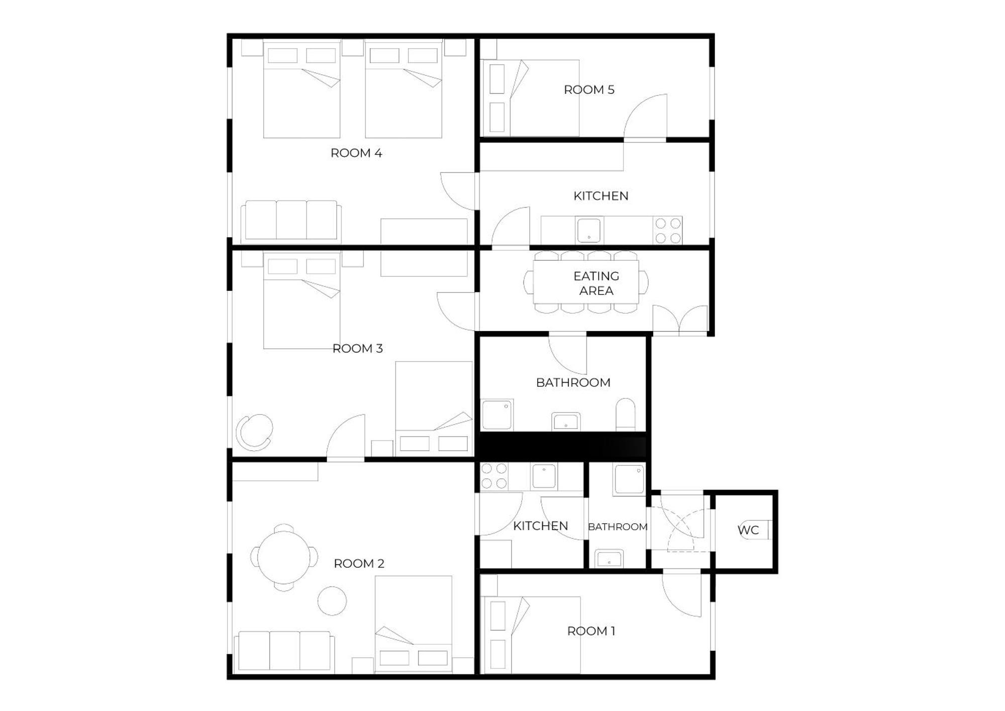 Spacious Apartment, 3 Min To U6 Metro Apartment Vienna
