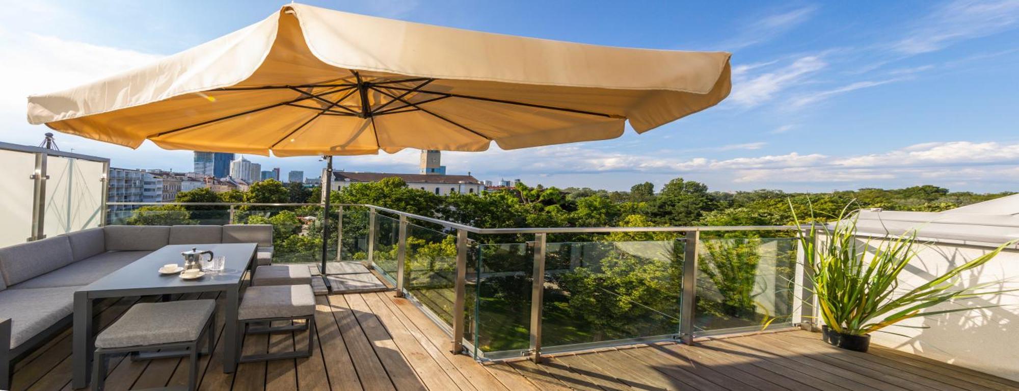 Apartment Skyline Mit Terrasse Close To Lakes *