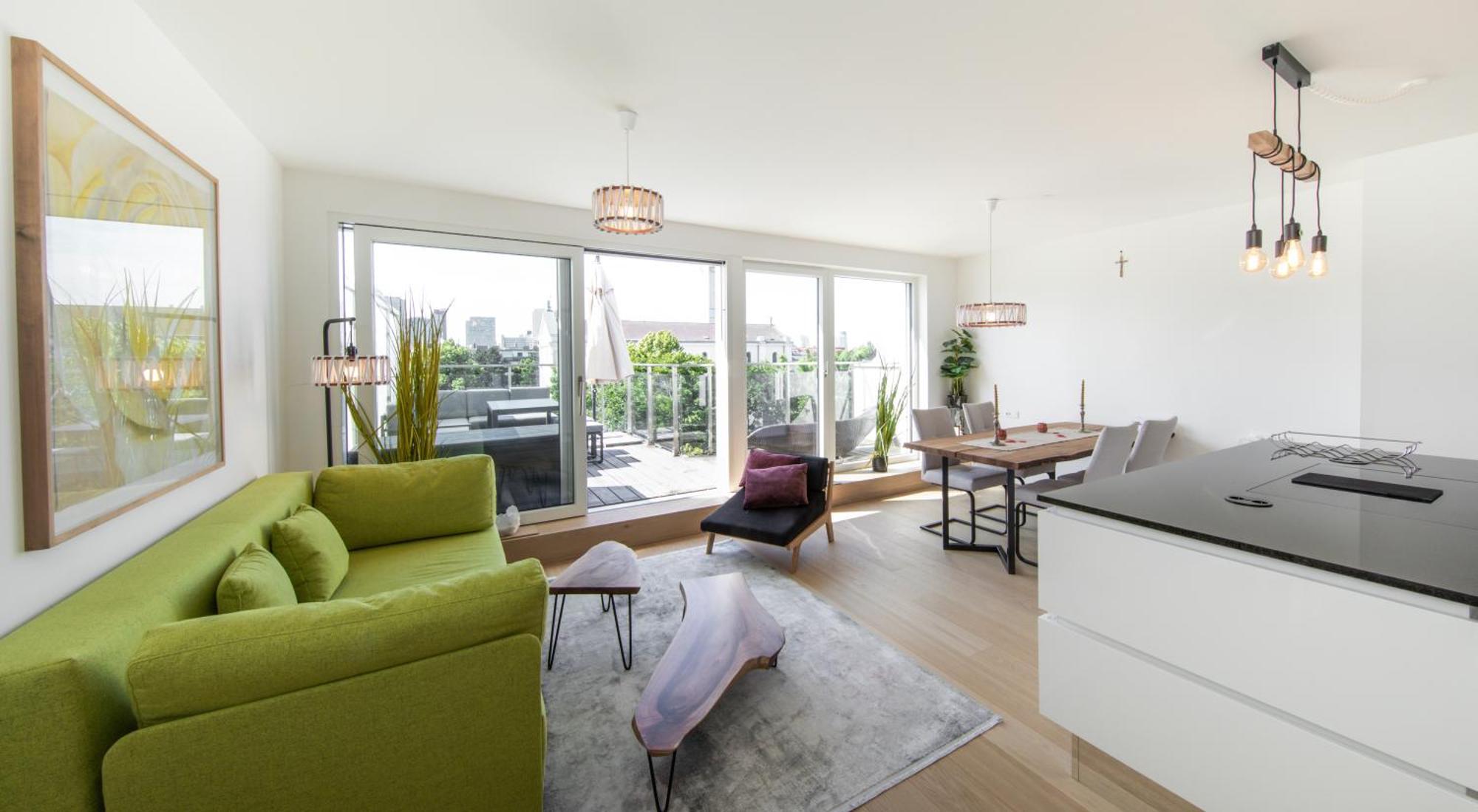 Skyline Mit Terrasse Close To Lakes Apartment *