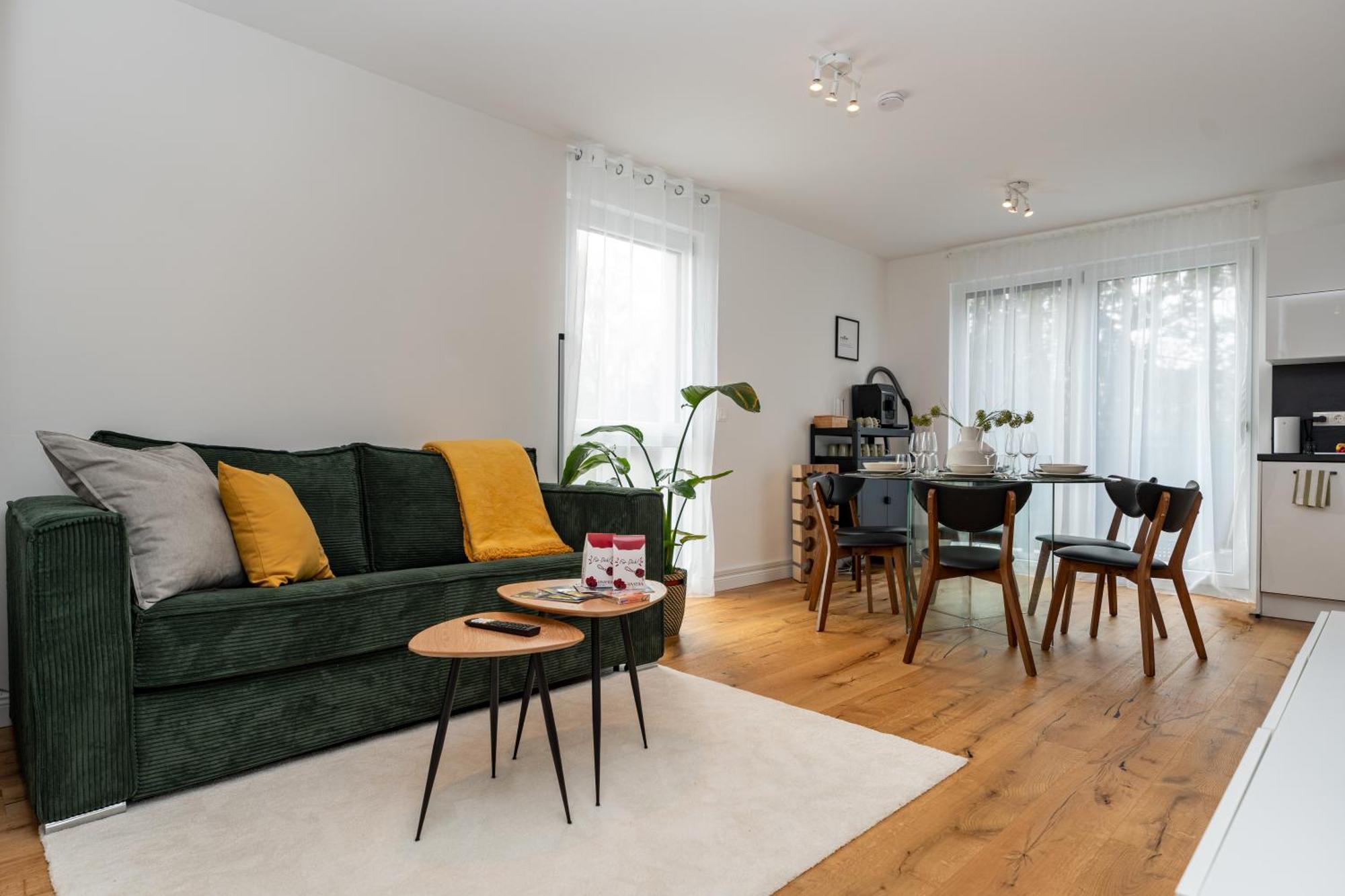 Noblenest: Terrasse - Netflix - Kaffee Apartment Wien