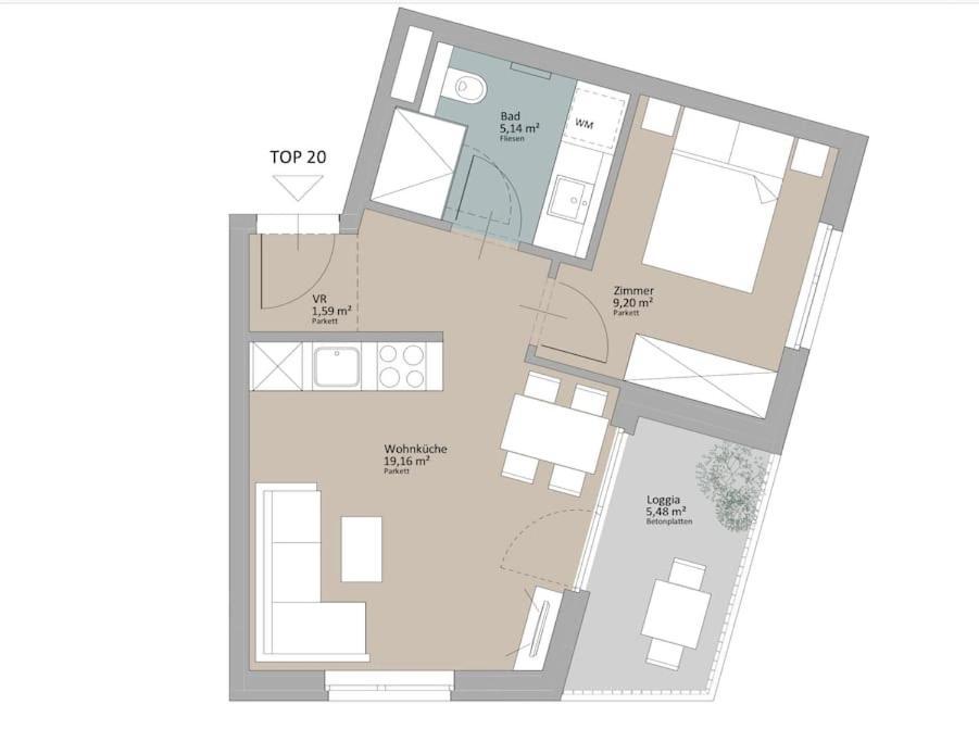 Apartment Free Parking I Balcony I 5 Min To Train Station Wien