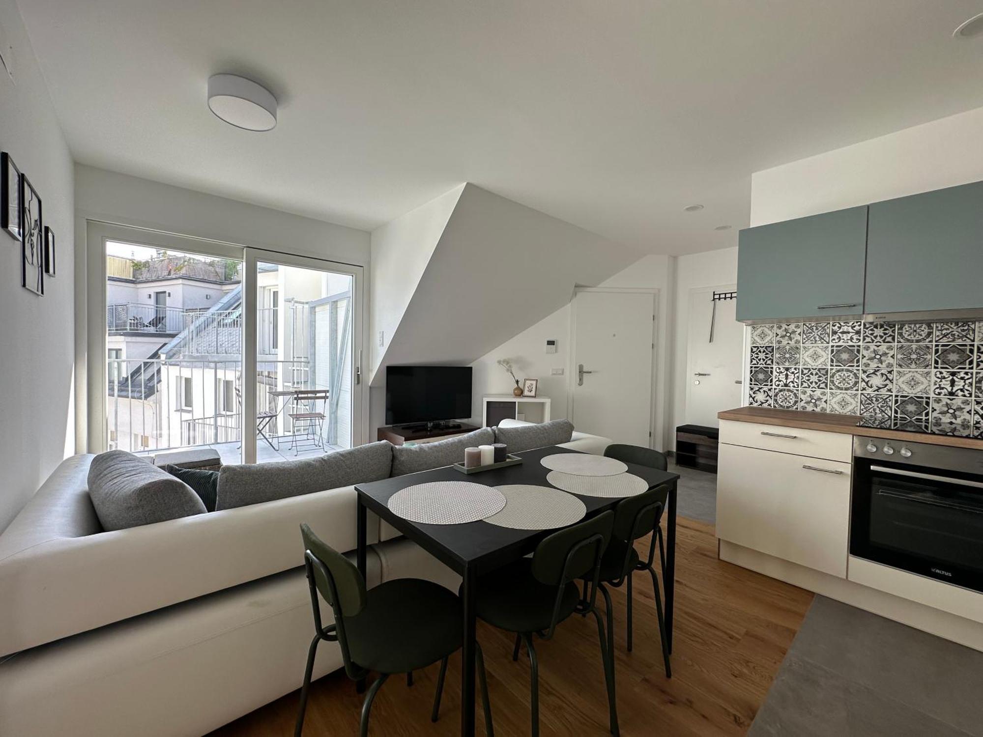 Feelhome-dachterrasse-4 Gaeste-wifi-smarttv Wien