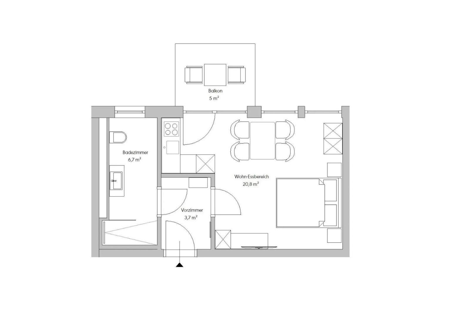 Stylische Mit Balkon Apartamento *