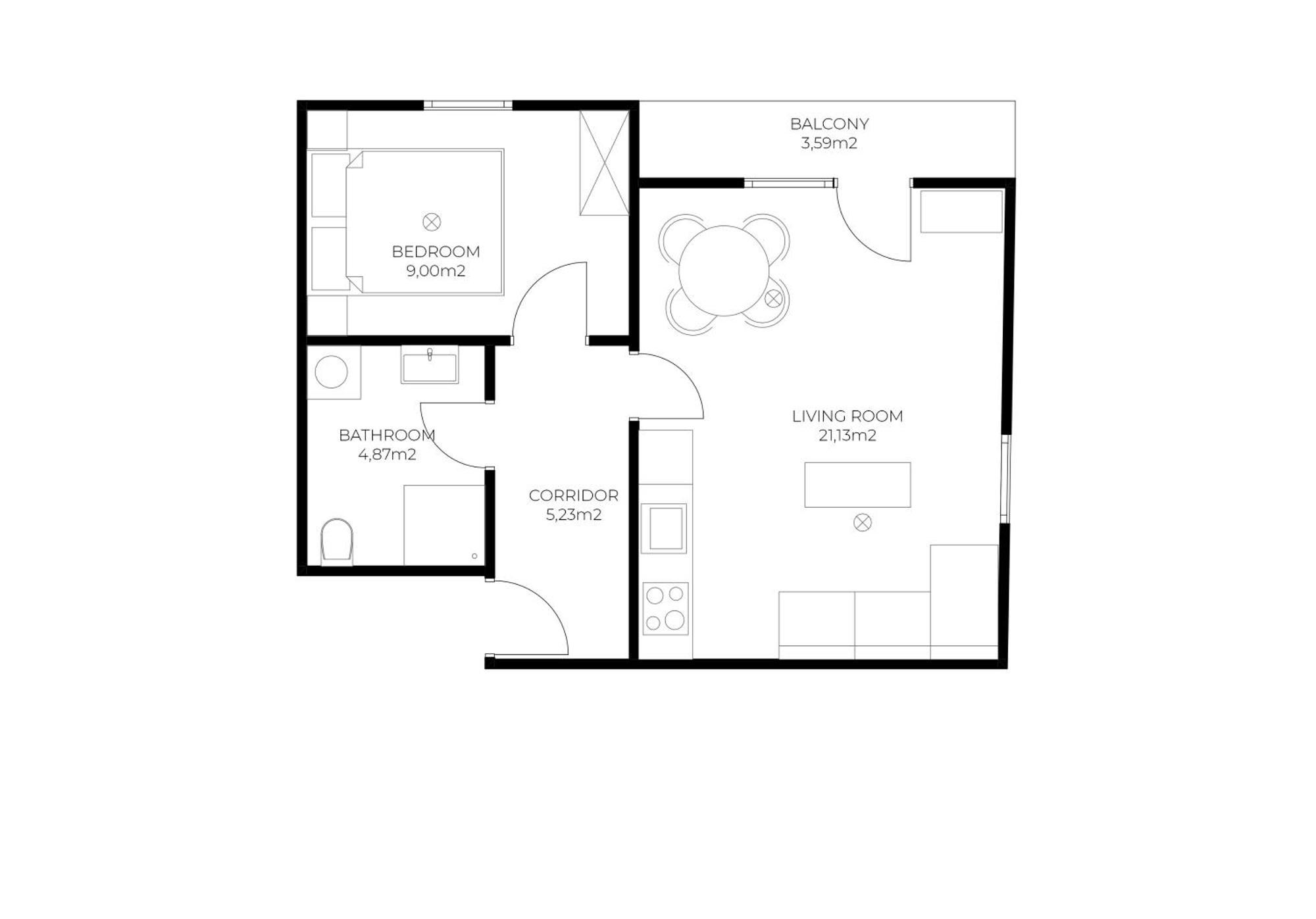 Apartment Free Parking I Balcony I 5 Min To Train Station *