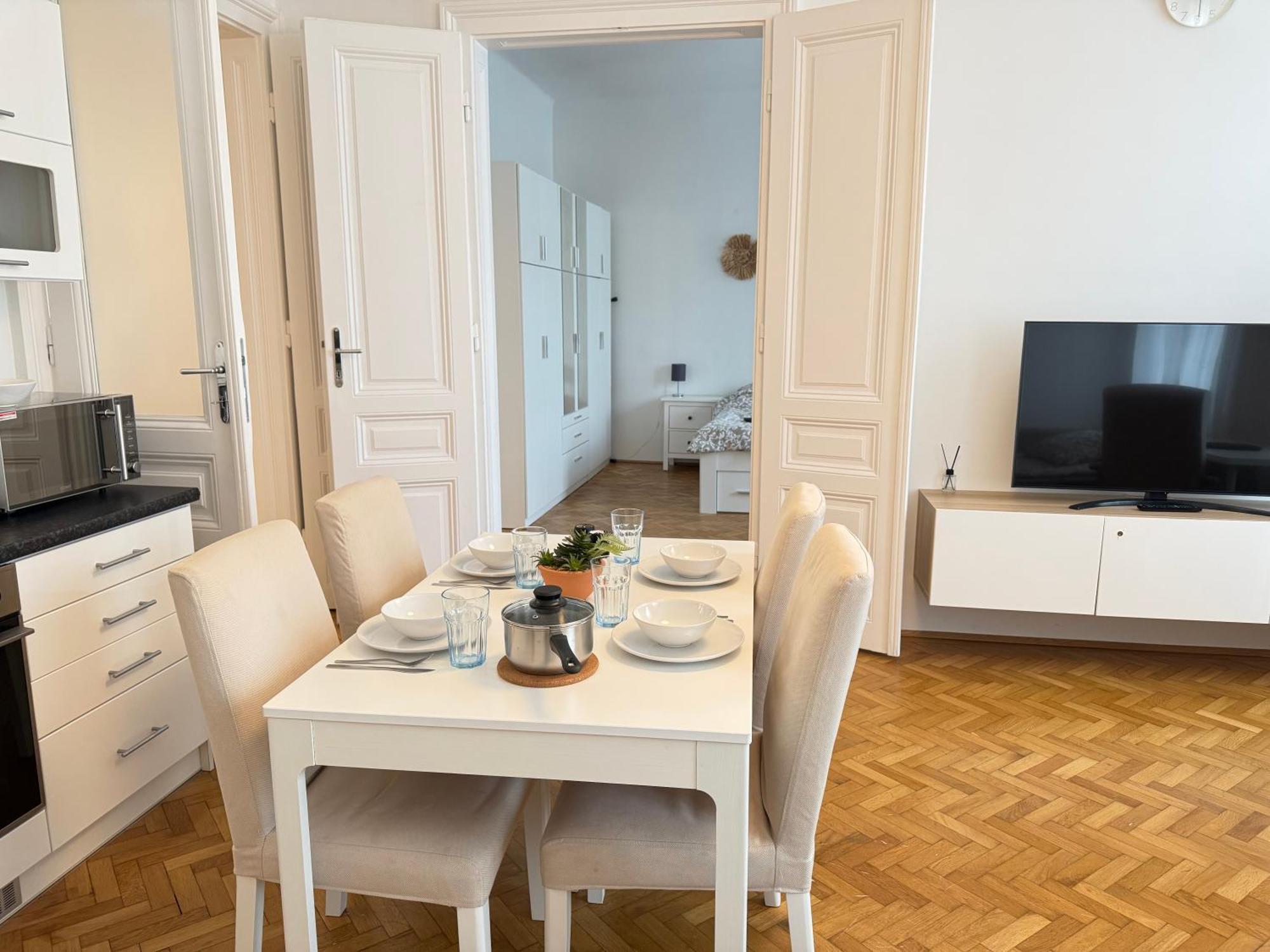 Stilvolles Zentrales Im Schoensten Wiens - Free Parking Apartment Wien