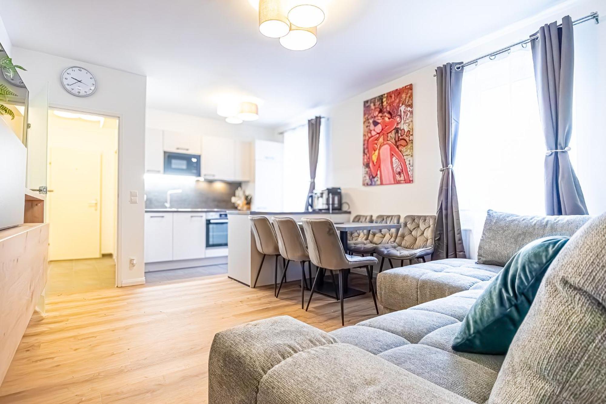 Charming 1br And 1lr Modern Design Donaustadt