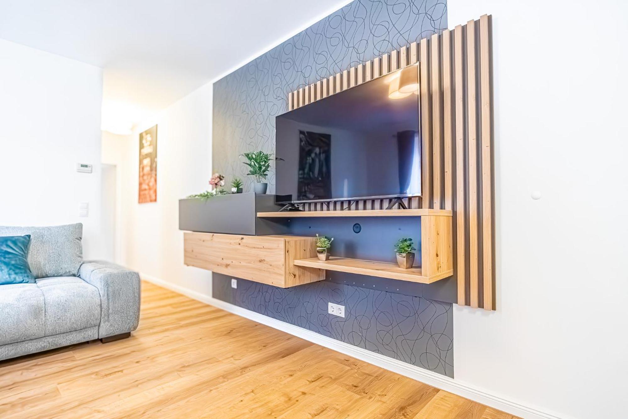 Charming 1br And 1lr Modern Design Donaustadt Appartamento