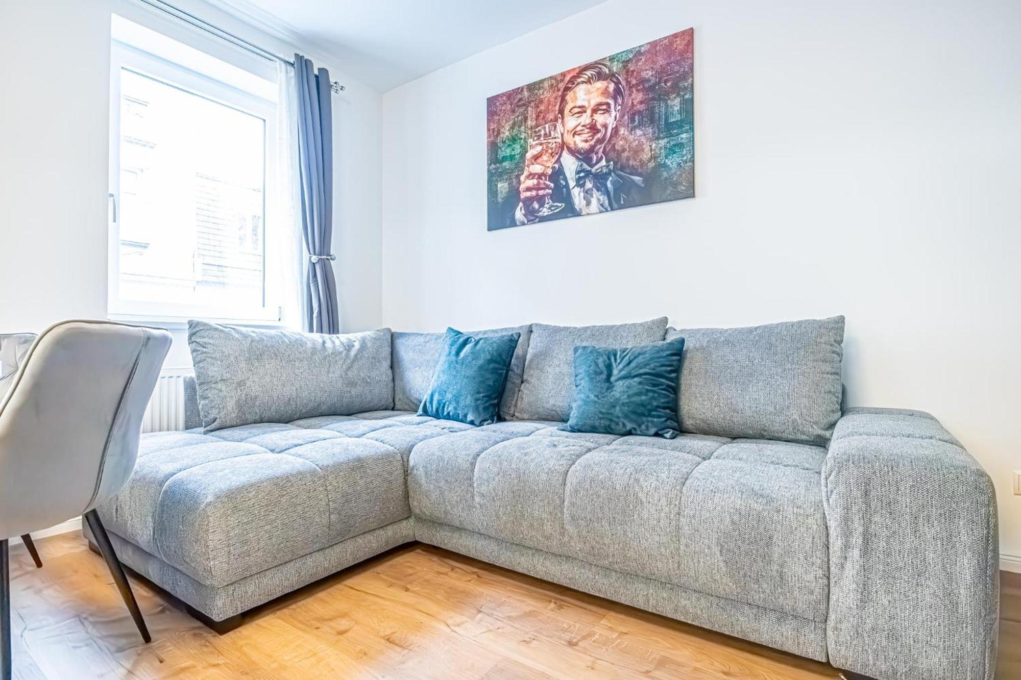 Appartamento Charming 1br And 1lr Modern Design Donaustadt