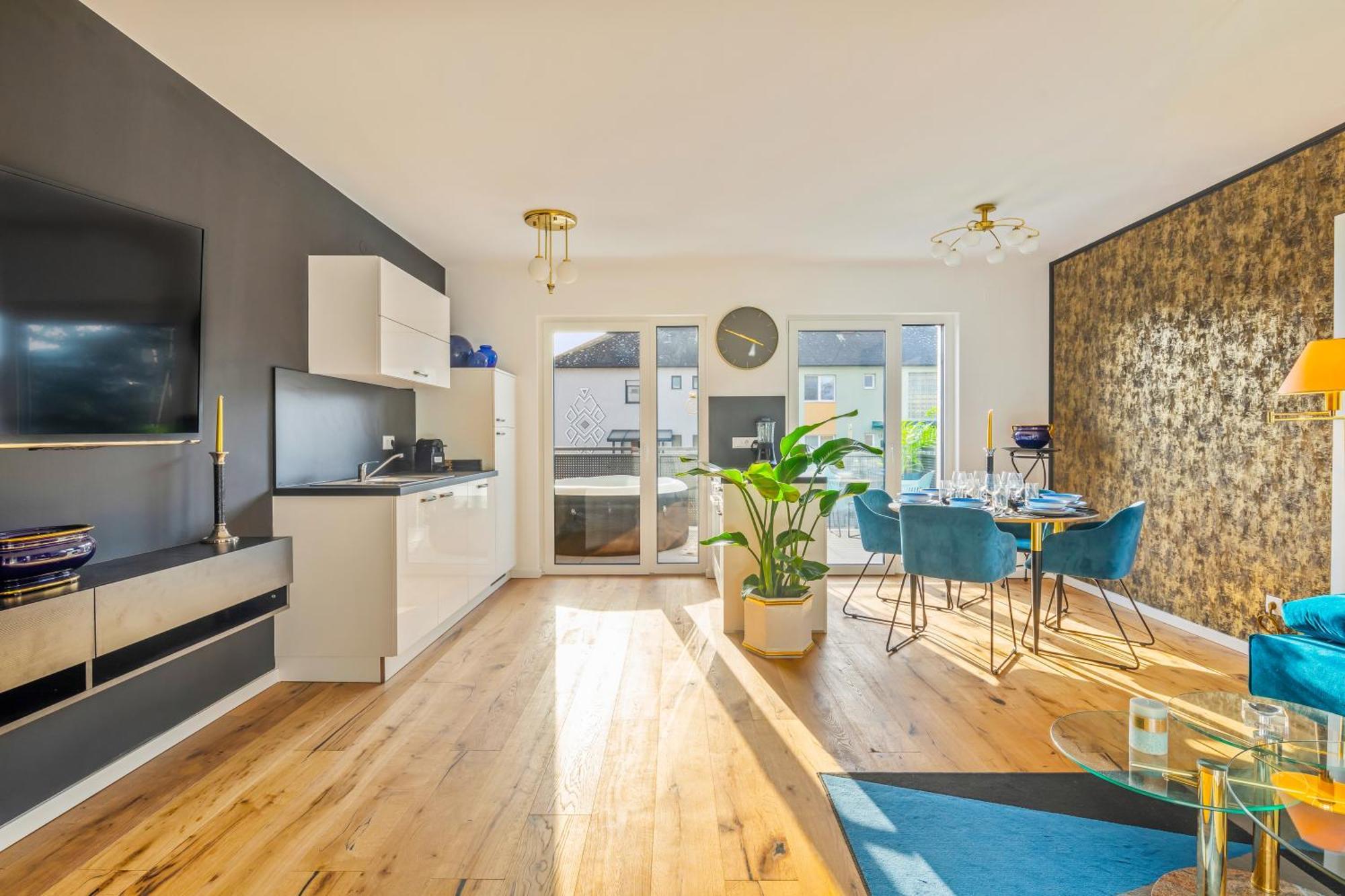 Apartment Black - Whirlpool Terrace - Free Parking - Wifi