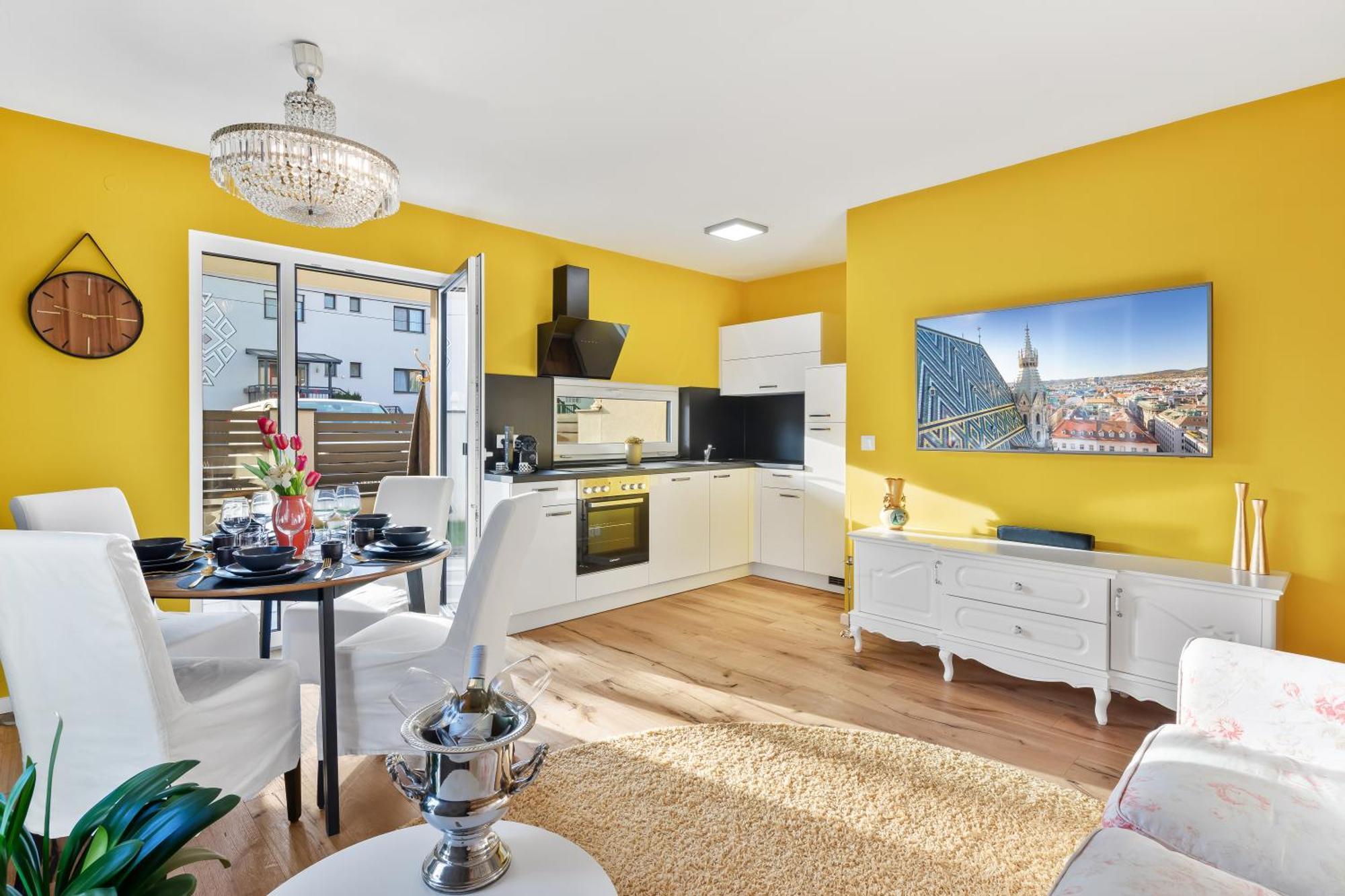 Yellow - Whirlpool Garden - Free Parking - Wifi * Viena