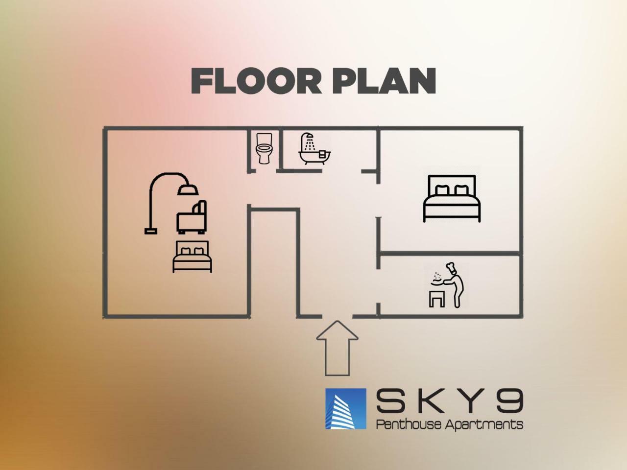 Apartment Sky9 Margareten *
