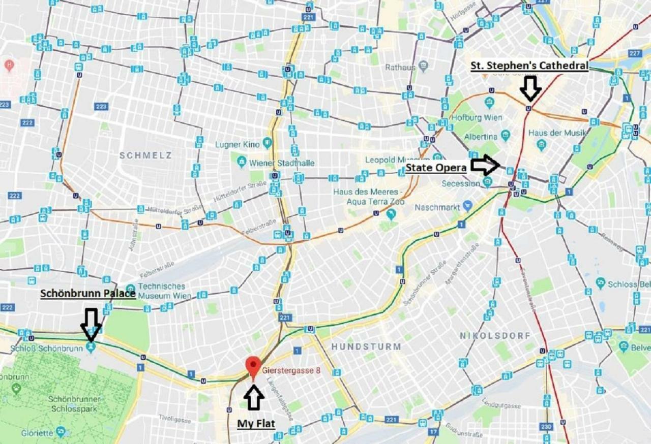 10 Min. Downtown - 2 Bedrooms - Parking Apartment Vienna