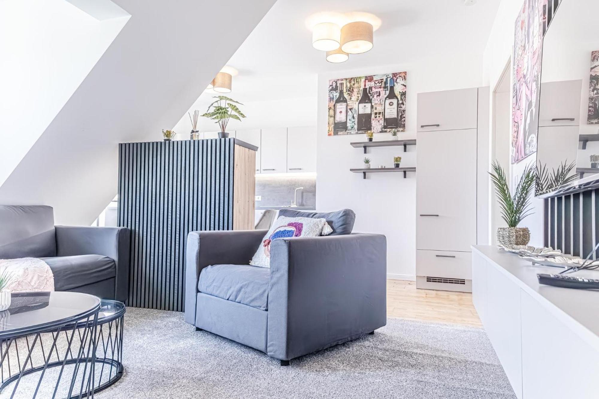 Luxury 2br And 1lr With Balcony - 9 Min To Center Apartment *