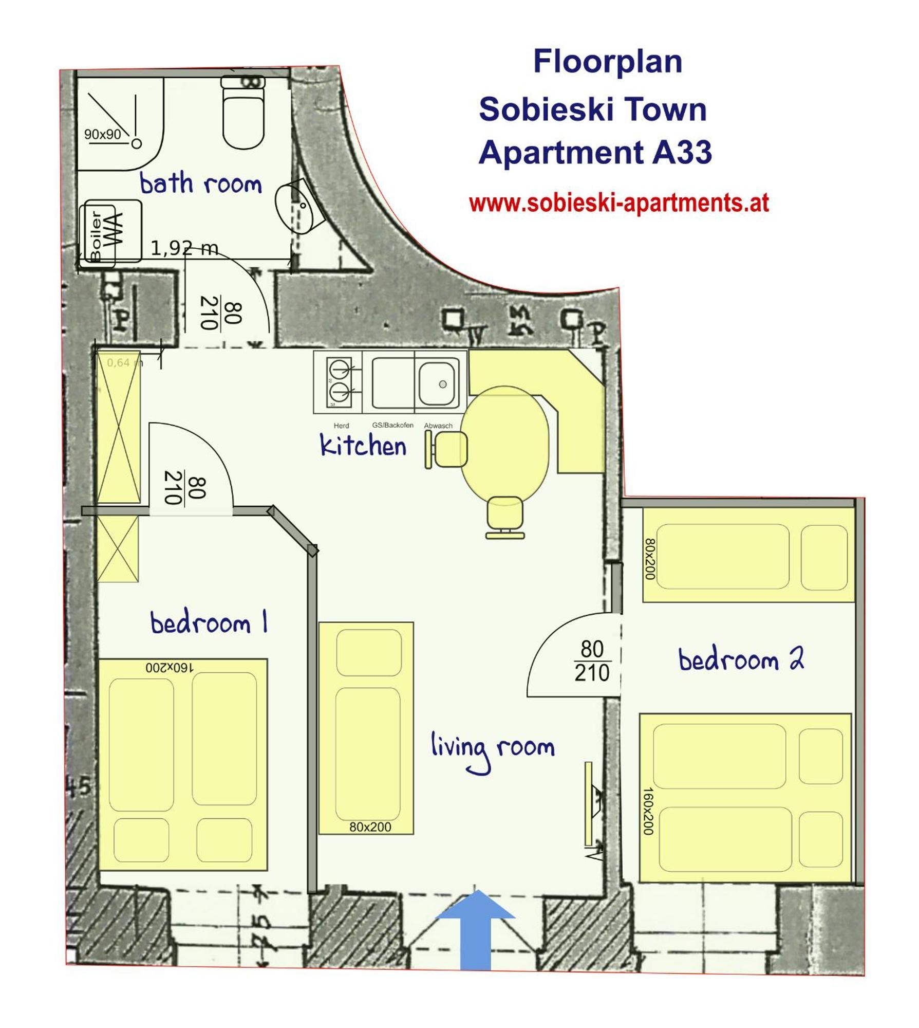 Sobieski Town Apartment Vienna