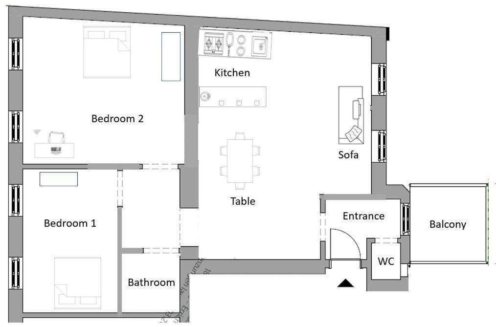 Helle 4 Zimmer Familien-wohnung Mit Balkon! Schloss Schönbrunn In Gehdistanz *