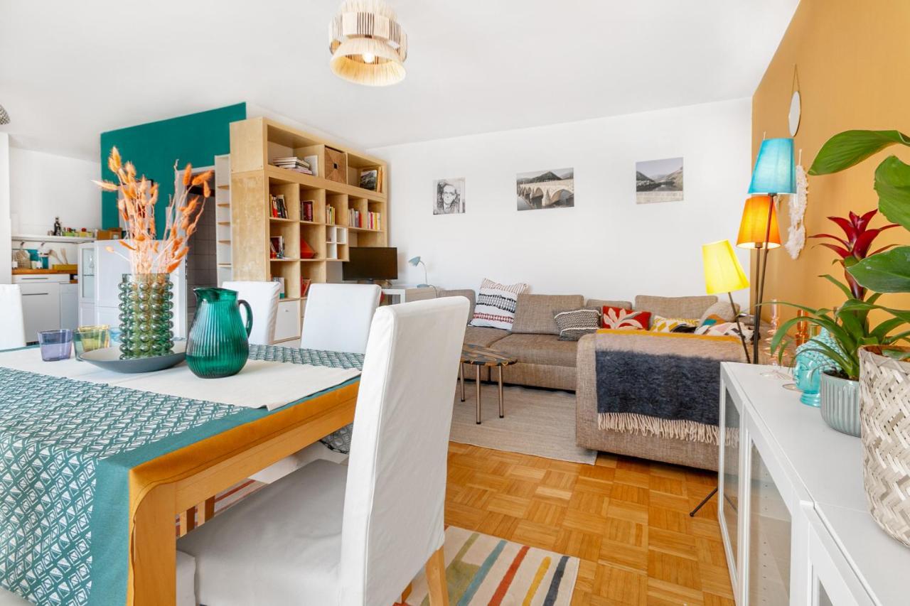 - Balkon - Workspace - Waschmaschine - U2 & U4 Apartamento Viena
