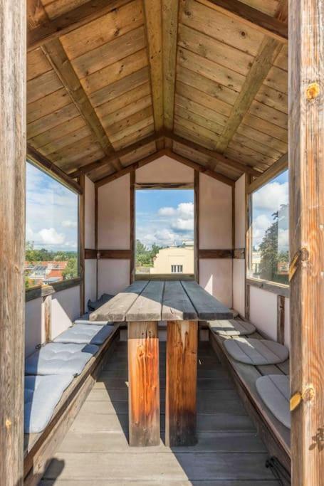 Whirlpool , Dachterrasse , Wienblick , Zwei Etagen Apartment Vienna