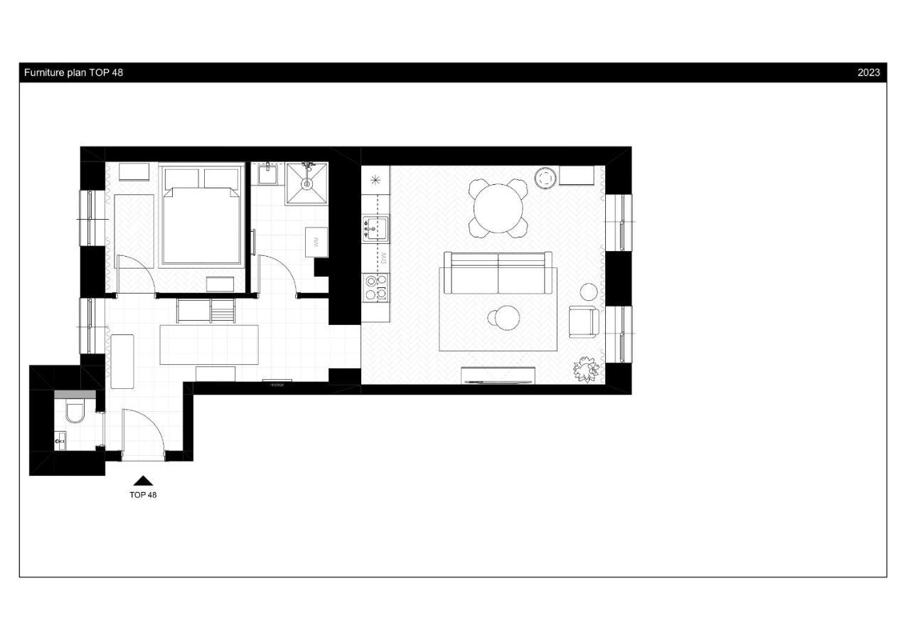Apartamento Brand-new 2-room In A Location *